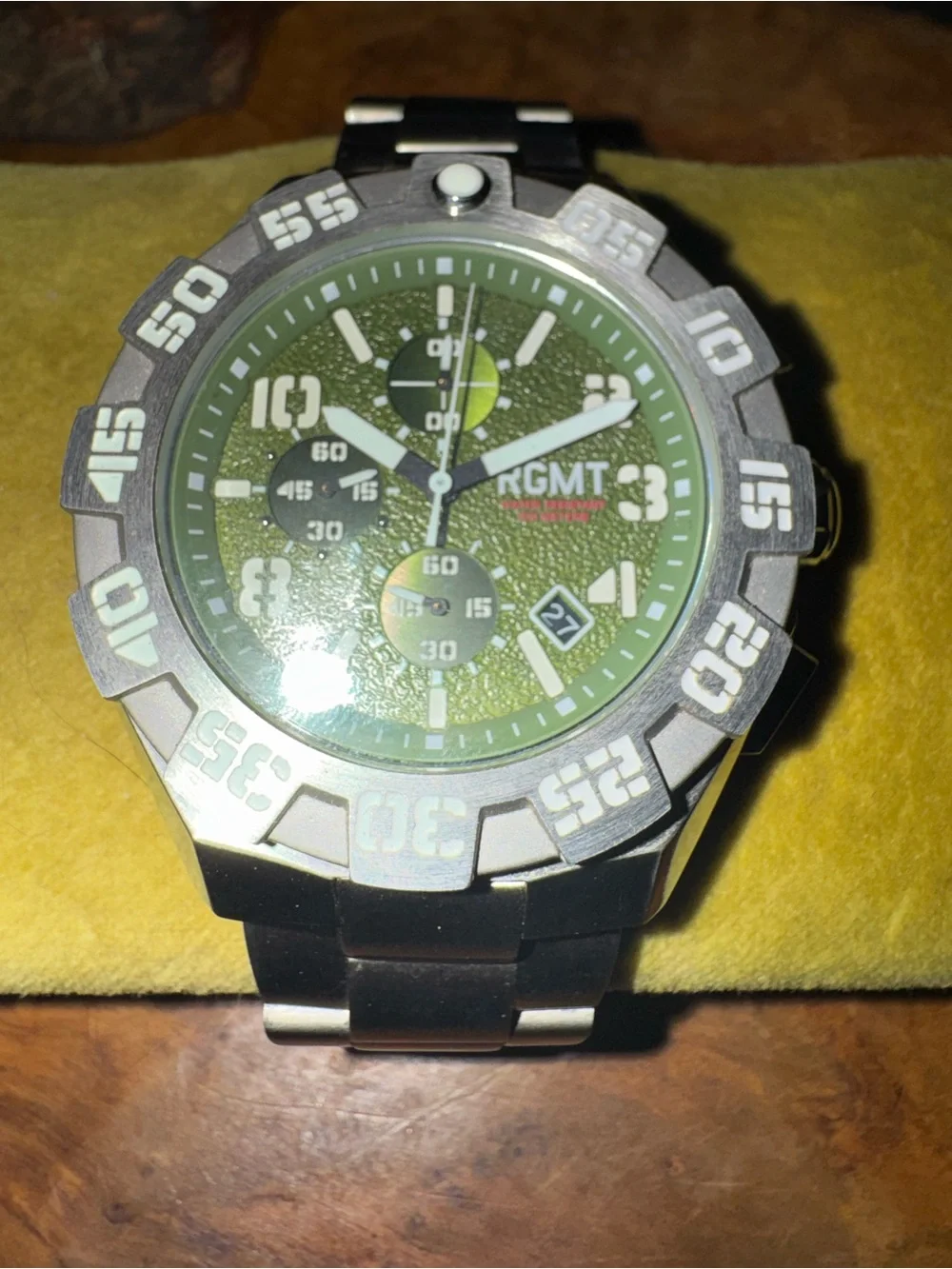 RGMT Tactical Green Chronograph Watch